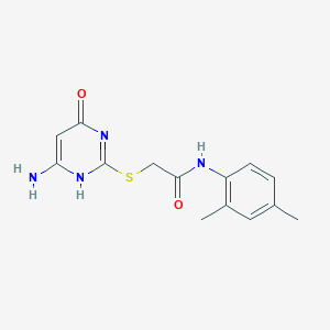 molecular formula C14H16N4O2S B7735502 CID 749578 