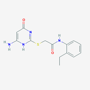 molecular formula C14H16N4O2S B7735510 CID 7575954 