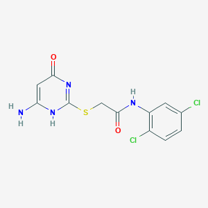 molecular formula C12H10Cl2N4O2S B7735552 CID 2344086 