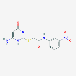 molecular formula C12H11N5O4S B7735553 CID 2355674 