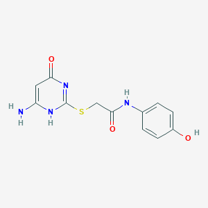 molecular formula C12H12N4O3S B7735556 CID 4055460 