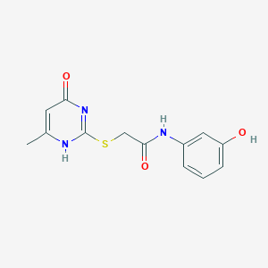 molecular formula C13H13N3O3S B7735567 CID 865412 