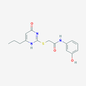 molecular formula C15H17N3O3S B7735575 CID 7575972 