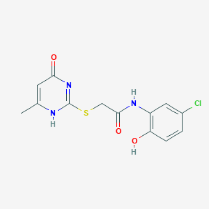 molecular formula C13H12ClN3O3S B7735588 CID 7575975 