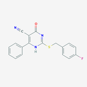 molecular formula C18H12FN3OS B7735701 CID 7575997 