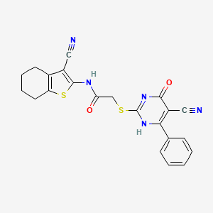 molecular formula C22H17N5O2S2 B7735713 CID 40914463 
