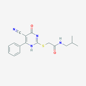 molecular formula C17H18N4O2S B7735724 CID 7576006 