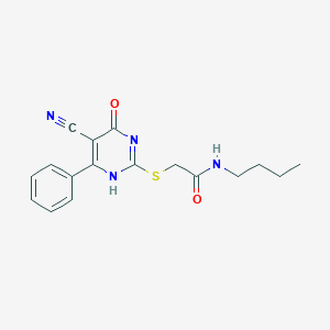 molecular formula C17H18N4O2S B7735727 CID 7576009 