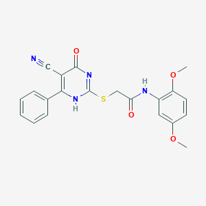 molecular formula C21H18N4O4S B7735735 CID 20995240 