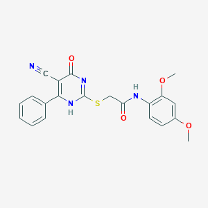molecular formula C21H18N4O4S B7735744 CID 20995241 