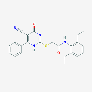 molecular formula C23H22N4O2S B7735755 CID 7576010 