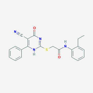 molecular formula C21H18N4O2S B7735777 CID 7576012 