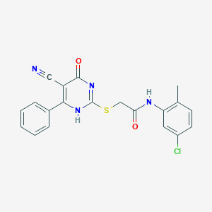 molecular formula C20H15ClN4O2S B7735819 CID 7576015 