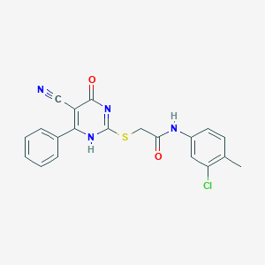 molecular formula C20H15ClN4O2S B7735833 CID 20995245 