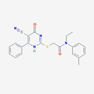 molecular formula C22H20N4O2S B7735844 CID 7576016 