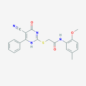 molecular formula C21H18N4O3S B7735850 CID 7576017 