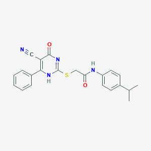 molecular formula C22H20N4O2S B7735859 CID 7576018 