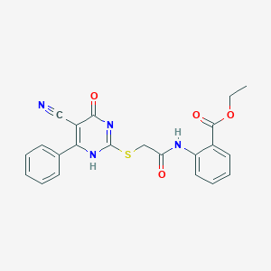 molecular formula C22H18N4O4S B7735867 CID 40914490 