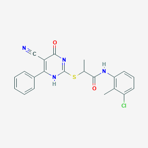 molecular formula C21H17ClN4O2S B7735898 CID 20995252 