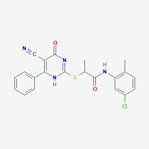molecular formula C21H17ClN4O2S B7735904 CID 20995253 