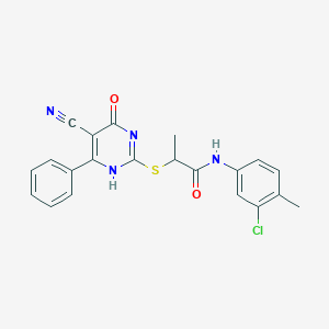 molecular formula C21H17ClN4O2S B7735909 CID 20995254 