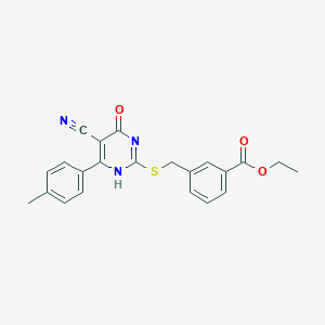 molecular formula C22H19N3O3S B7735979 CID 7576042 