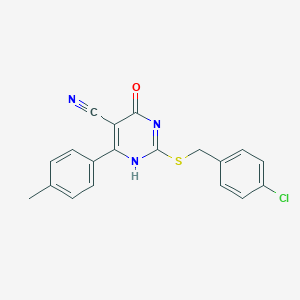 molecular formula C19H14ClN3OS B7736013 CID 7576050 