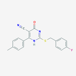 molecular formula C19H14FN3OS B7736021 CID 7576051 