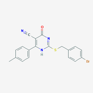 molecular formula C19H14BrN3OS B7736034 CID 4320074 