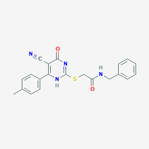 molecular formula C21H18N4O2S B7736040 CID 7576053 