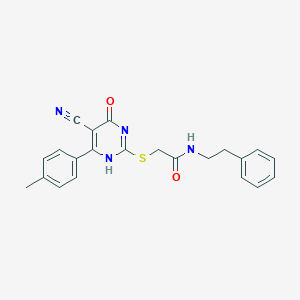 molecular formula C22H20N4O2S B7736044 CID 7576054 
