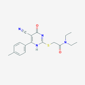 molecular formula C18H20N4O2S B7736049 CID 7576059 