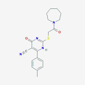 molecular formula C20H22N4O2S B7736061 CID 7576061 