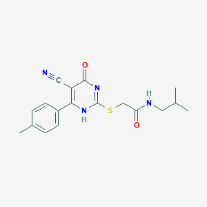 molecular formula C18H20N4O2S B7736064 CID 7576062 