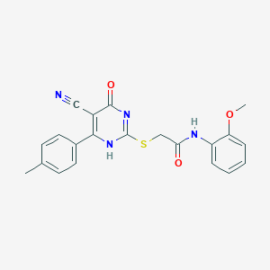 molecular formula C21H18N4O3S B7736077 CID 7576065 