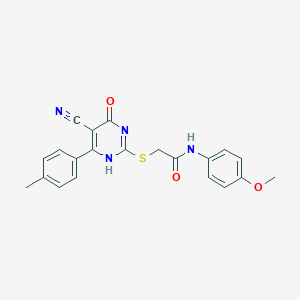 molecular formula C21H18N4O3S B7736088 CID 7576066 