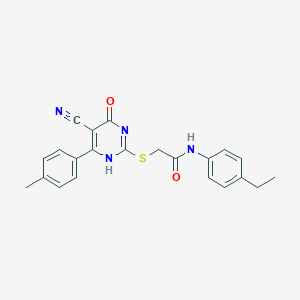 molecular formula C22H20N4O2S B7736095 CID 7576067 