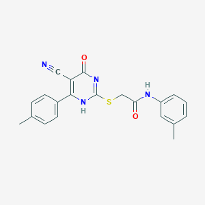 molecular formula C21H18N4O2S B7736120 CID 7576072 