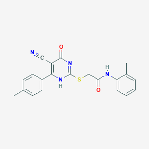 molecular formula C21H18N4O2S B7736124 CID 7576073 