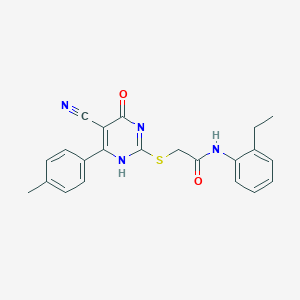 molecular formula C22H20N4O2S B7736129 CID 7576074 