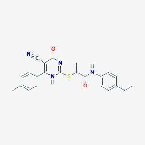 molecular formula C23H22N4O2S B7736179 CID 20995274 