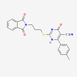 molecular formula C23H18N4O3S B7736218 CID 20995281 