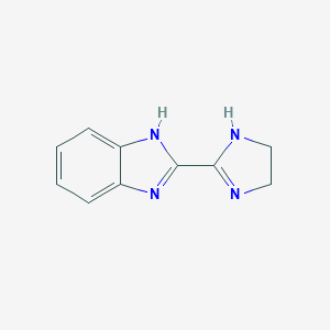 B077364 2-(4,5-Dihydro-1H-imidazol-2-yl)-1H-benzimidazole CAS No. 14483-90-0