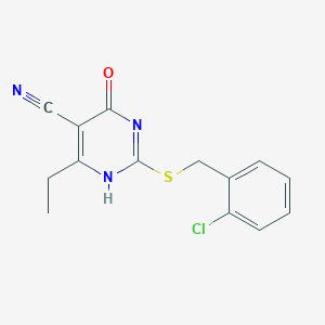 molecular formula C14H12ClN3OS B7736855 CID 7576238 