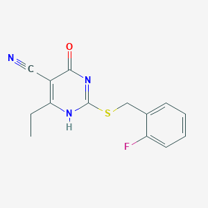 molecular formula C14H12FN3OS B7736887 CID 7576247 