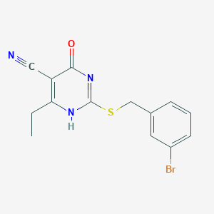 molecular formula C14H12BrN3OS B7736902 CID 7576249 