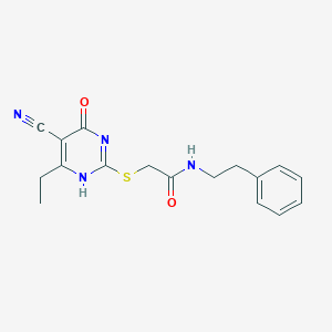 molecular formula C17H18N4O2S B7736909 CID 7576256 