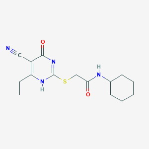 molecular formula C15H20N4O2S B7736911 CID 7576260 