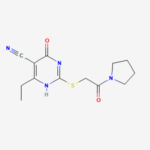 molecular formula C13H16N4O2S B7736912 CID 7576262 