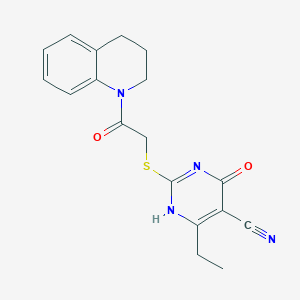 molecular formula C18H18N4O2S B7736915 CID 7576265 